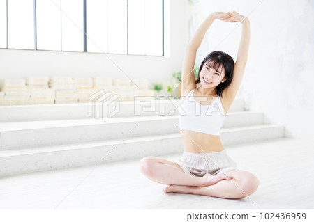 A young lad yoga 102436959