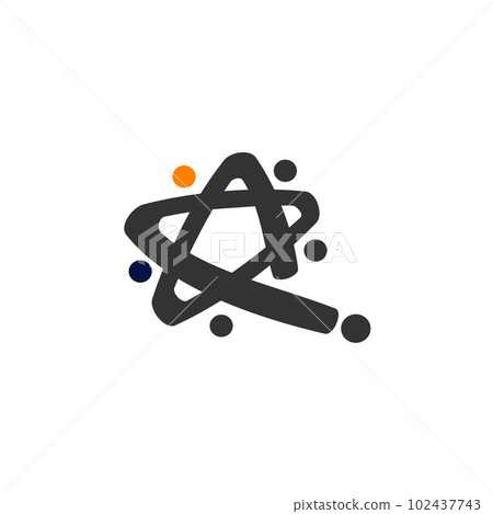 unity logo template. Icon Illustration Brand Identity. Isolated and flat illustration. Vector graphic 102437743