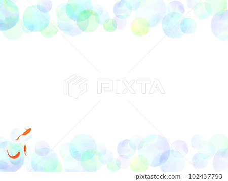 水彩繪的藍色圓點背景 102437793