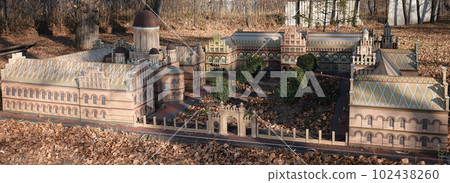 Kyiv, Ukraine November 11, 2021: the building of the National Chernivtsi University named after Yuriy Fedkovich in the city of Chernivtsi - Museum of Miniatures Kyiv Kyiv, Ukraine November 11, 2021: the building of the National Chernivtsi University named after Yuriy Fedkovich in the city of Chernivtsi - Museum of Miniatures Kyiv 102438260