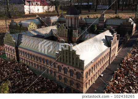 Kyiv, Ukraine November 11, 2021: the building of the National Chernivtsi University named after Yuriy Fedkovich in the city of Chernivtsi - Museum of Miniatures Kyiv 102438265