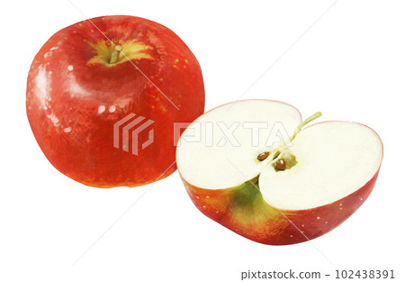Real touch apple illustration Real touch apple illustration 102438391