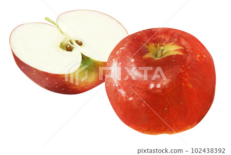 Real touch apple illustration Real touch apple illustration 102438392