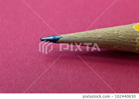 Close up of sharpened pencil point 102440630