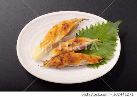 Miso grilled Japanese ginger 102441271