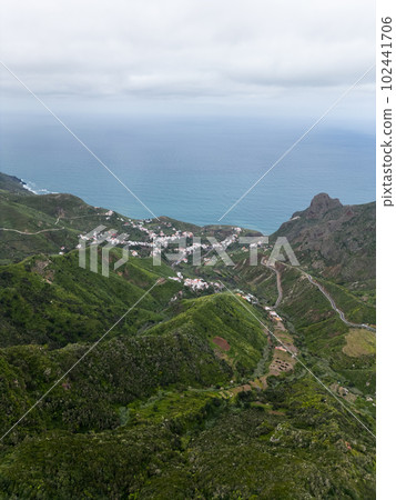 beautiful green Anaga rural national park and mountains, Tenerife, Canary islands beautiful green Anaga rural national park and mountains, Tenerife, Canary islands 102441706