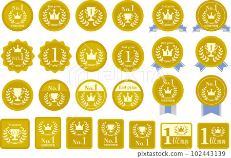 gold winner medal set gold winner medal set 102443139