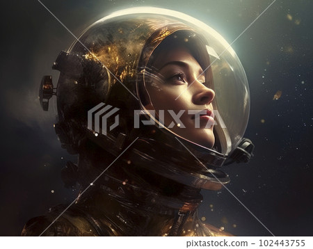 Astronaut in space. 102443755