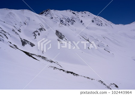 雪中的立山大山 102443964