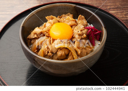 Pork belly stamina bowl Pork belly stamina bowl 102444941