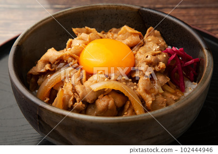 Pork belly stamina bowl Pork belly stamina bowl 102444946