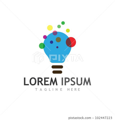 light bulb symbol icon 102447223