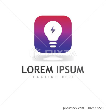 light bulb symbol icon 102447229
