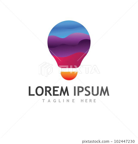 light bulb symbol icon light bulb symbol icon 102447230