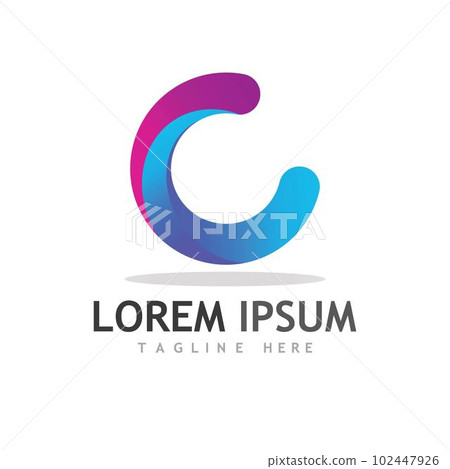 C Letter Logo Template C Letter Logo Template 102447926