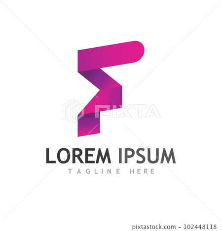 F Letter vector icon 102448118