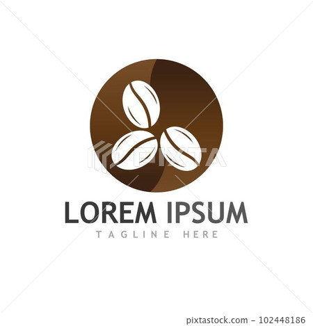 coffee bean icon vector coffee bean icon vector 102448186