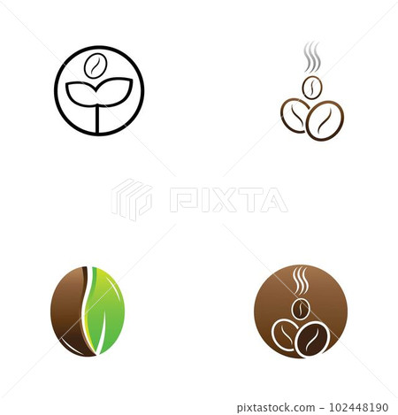 coffee bean icon vector coffee bean icon vector 102448190