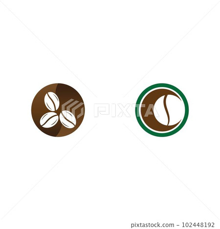 coffee bean icon vector coffee bean icon vector 102448192
