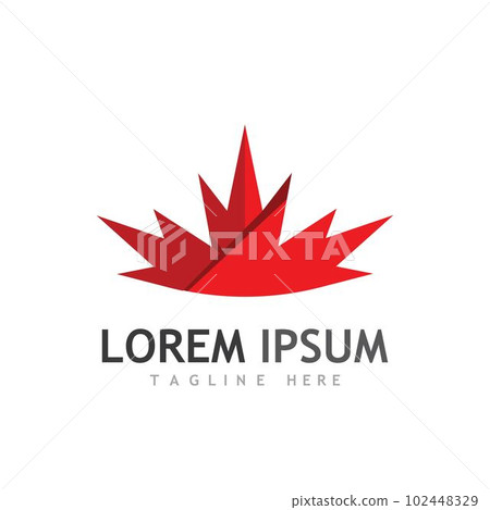 Maple leaf vector illustration 102448329