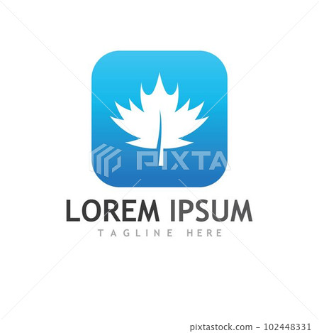 Maple leaf vector illustration 102448331