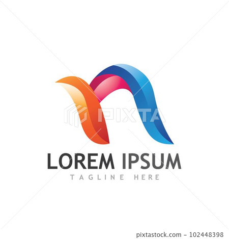 N Letter Logo Template N Letter Logo Template 102448398