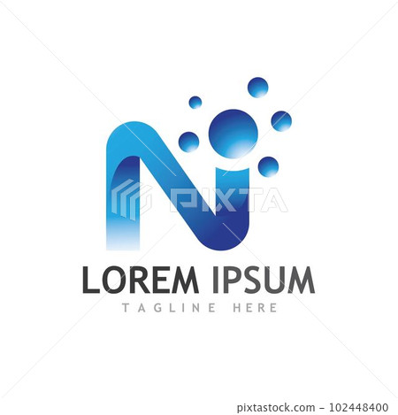 N Letter Logo Template 102448400