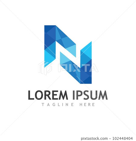 N Letter Logo Template N Letter Logo Template 102448404