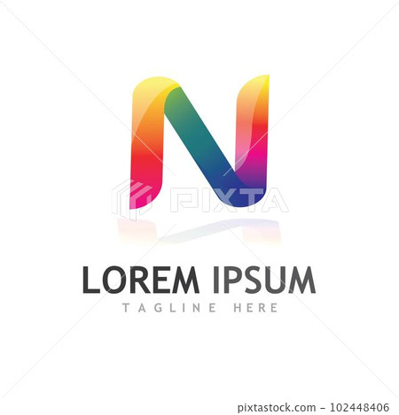 N Letter Logo Template N Letter Logo Template 102448406