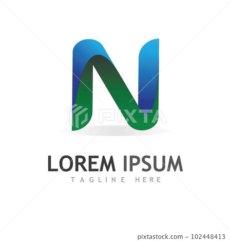 N Letter Logo Template 102448413