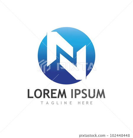 N Letter Logo Template N Letter Logo Template 102448448