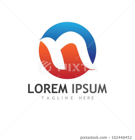 N Letter Logo Template N Letter Logo Template 102448452