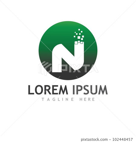 N Letter Logo Template N Letter Logo Template 102448457