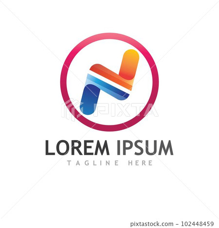 N Letter Logo Template N Letter Logo Template 102448459