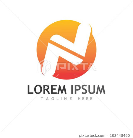 N Letter Logo Template N Letter Logo Template 102448460