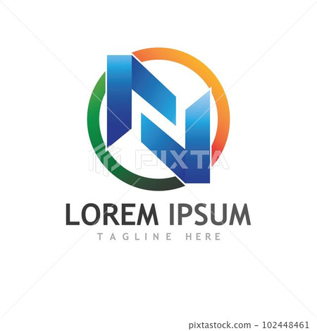 N Letter Logo Template 102448461