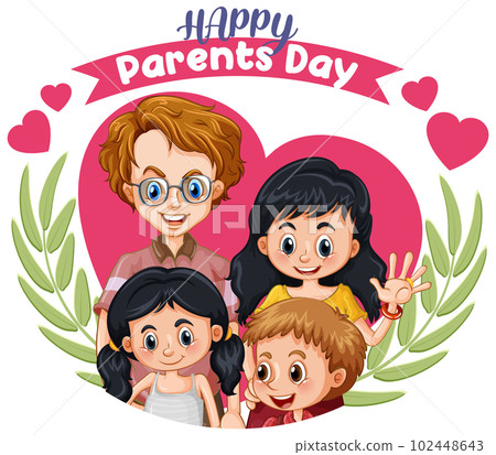 Happy parents day banner 102448643