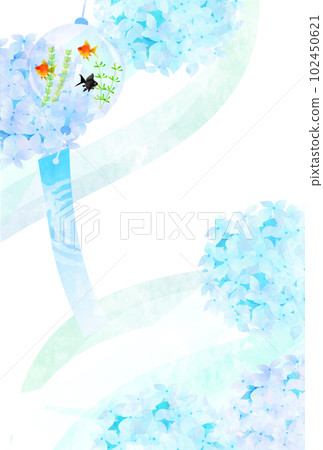 八仙花屬雨季花背景 102450621