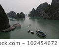 View of Halong Bay from the mountain 102454672