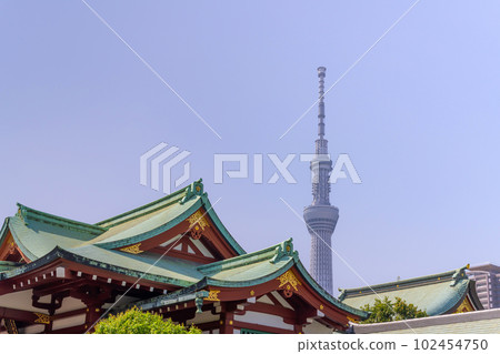 Koto Ward, Tokyo Kameido Tenjin Shrine and Tokyo Skytree 102454750