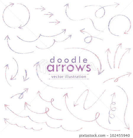 Graffiti-style arrows with a gentle image. Watercolor vector illustration. Graffiti-style arrows with a gentle image. Watercolor vector illustration. 102455940