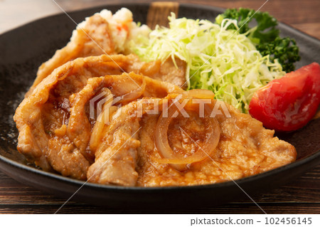 Grilled Pork Loin with Ginger 102456145