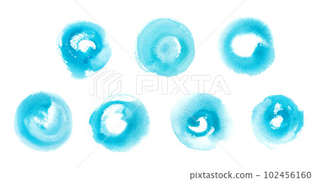 Light blue dot watercolor illustration material with various textures. abstract. 102456160