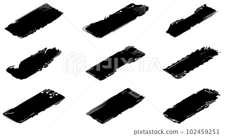 Set of Isometric silhouettes rectangular design elements in tech style isolated on white. Tech plates with copy space. Vector clipart. Set of Isometric silhouettes rectangular design elements in tech style isolated on white. Tech plates with copy space. Vector clipart. 102459251