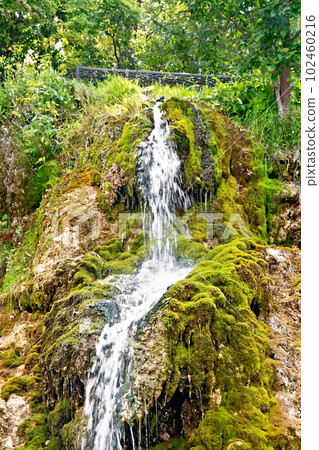 Spring-waterfall 102460216