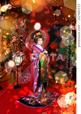 日本女性的花魁體驗、和服變身攝影、和服體驗、觀光地的角色扮演體驗活動 日本女性的花魁體驗、和服變身攝影、和服體驗、觀光地的角色扮演體驗活動 102460315