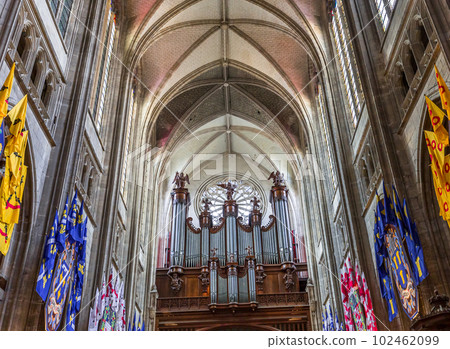 Cathedral of the holy cross, Orleans, France, interiors Cathedral of the holy cross, Orleans, France, interiors 102462099