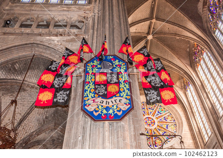 Cathedral of the holy cross, Orleans, France, interiors 102462123