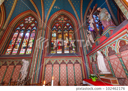 Cathedral of the holy cross, Orleans, France, interiors Cathedral of the holy cross, Orleans, France, interiors 102462176