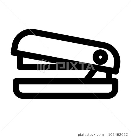 Line style icon representing stationery, stapler Line style icon representing stationery, stapler 102462622